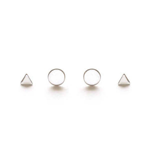 Geometric Stud Earrings - Accent's Novato