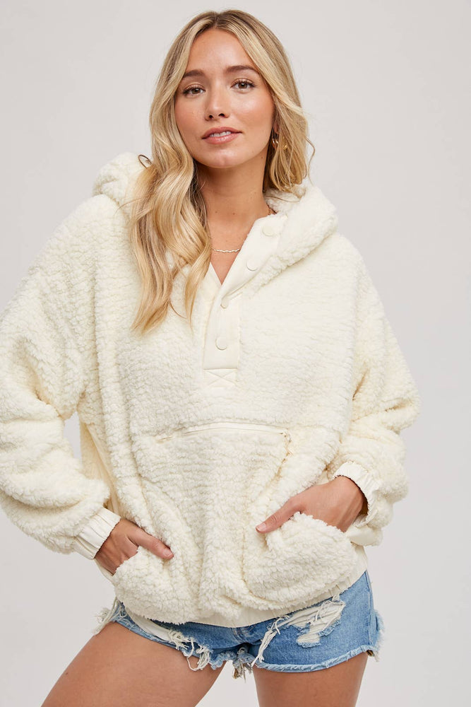 Sherpa Hoodie Pullover