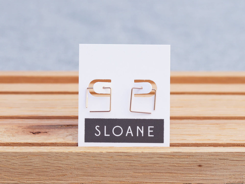 Square Hoop Earrings