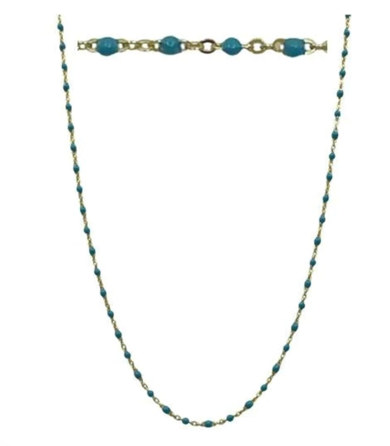 Beaded Gold Vermeil Necklace