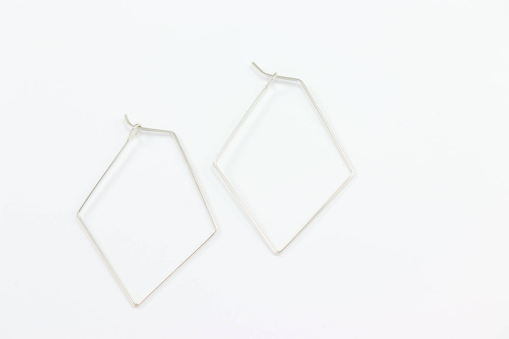 Diamond Hoop Earrings