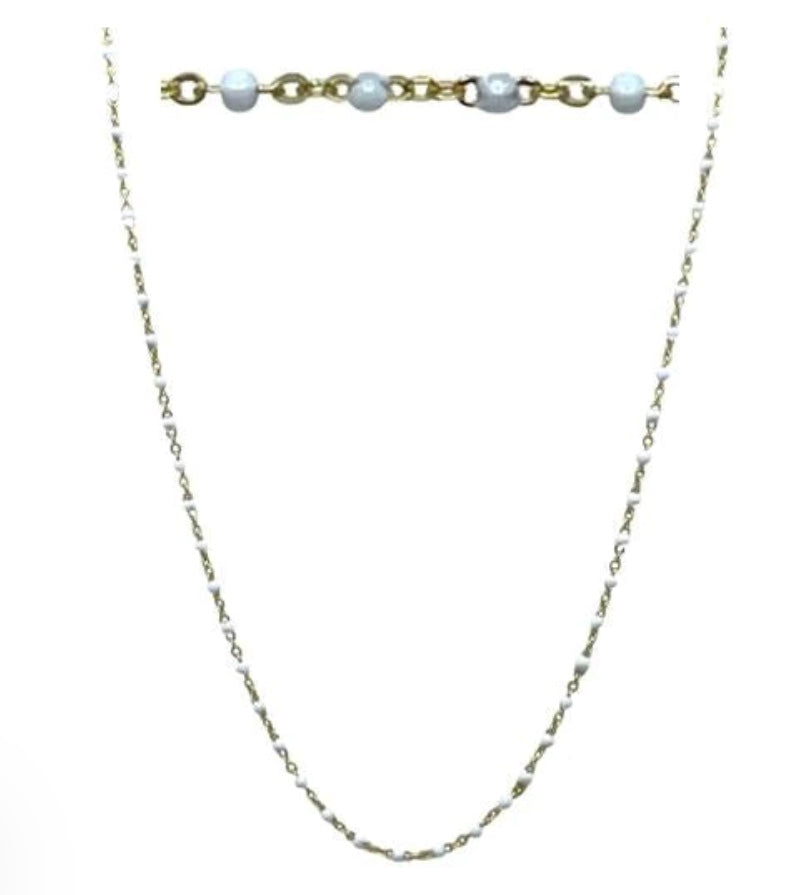 Beaded Gold Vermeil Necklace