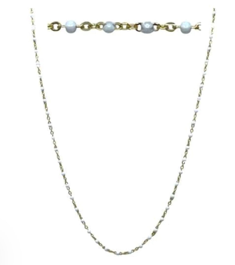 
            
                Load image into Gallery viewer, Beaded Gold Vermeil Necklace
            
        