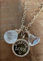 Parisian love charms necklace