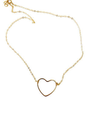 
            
                Load image into Gallery viewer, Open  Heart Necklace
            
        
