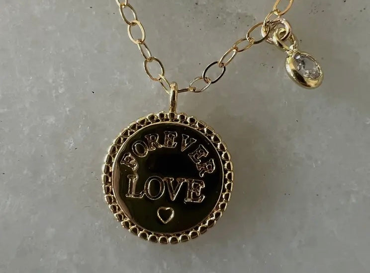 Parisian Love Coin Necklace