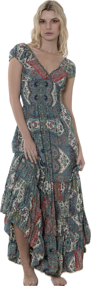 
            
                Load image into Gallery viewer, Calypso Rosa Dress.
            
        