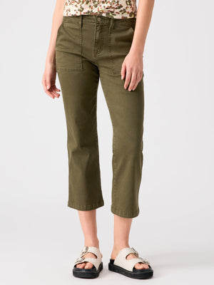 Vacation Crop Pant Olive