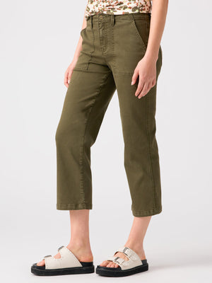 Vacation Crop Pant Olive