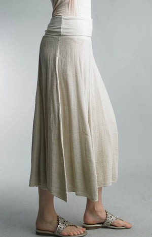 Linen Panel Skirt