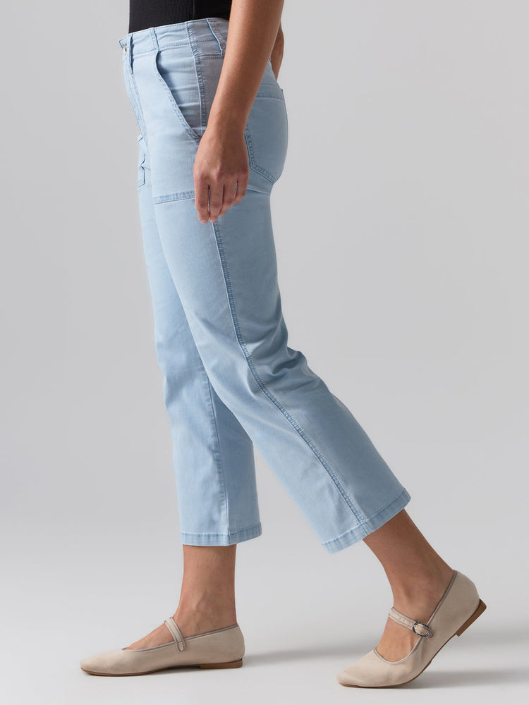 Vacation Crop Pant Ultra Pale