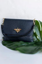Leather Butterfly Crossbody Bag