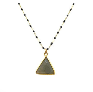 Triangle  Stone Necklace