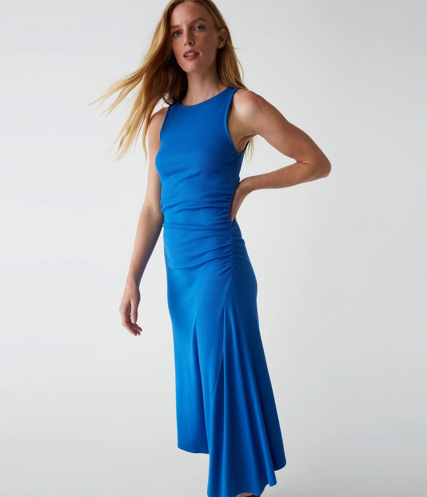 Perez Ruched Midi Dress