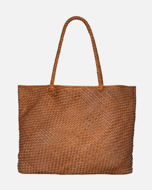 Taylor Woven Leather Tote