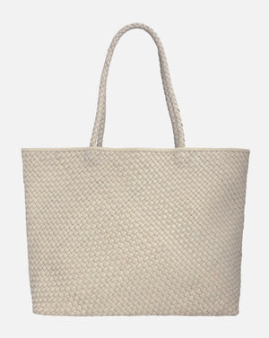 Taylor Woven Leather Tote