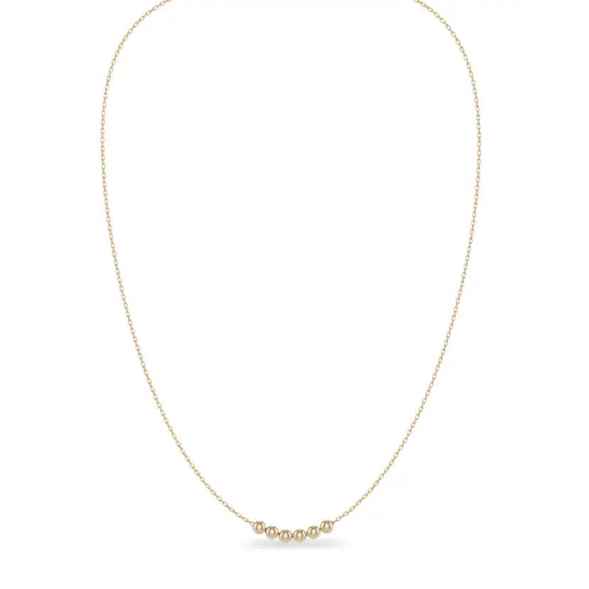 Casey Gold Ball Necklace
