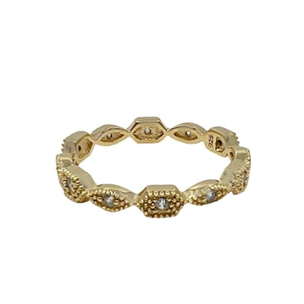CZ Stacking Rings
