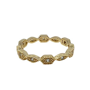 CZ Stacking Rings
