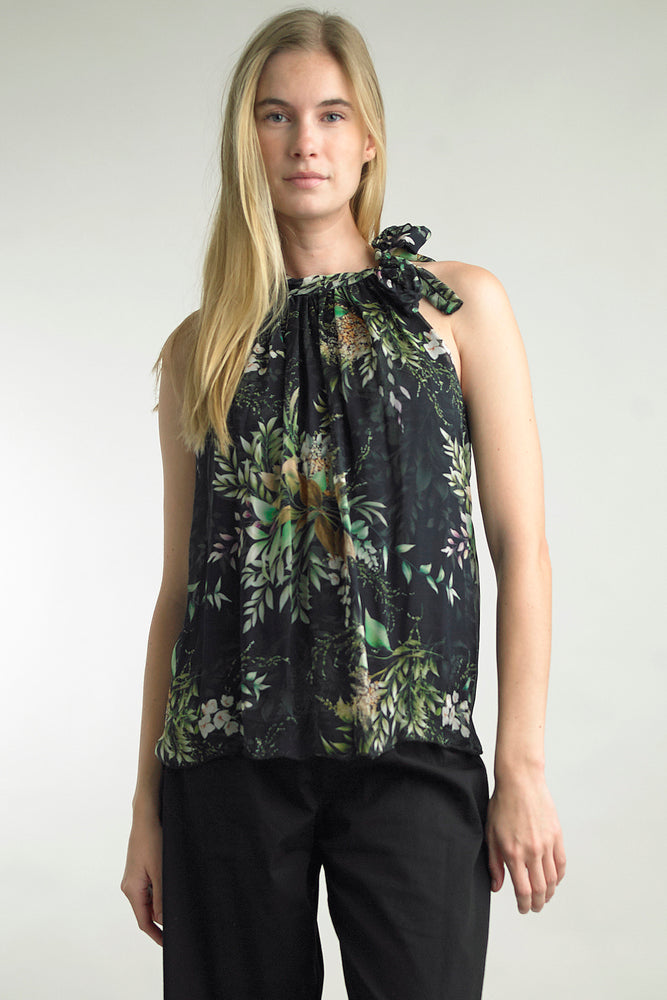 Print Silk Top