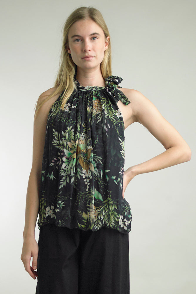 Print Silk Top