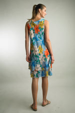 Print Cotton Gauze Dress