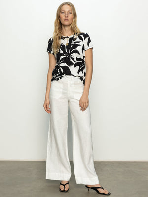 The Perfect Tee Black/White Print