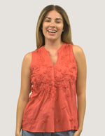 Tamara Embroidered Tank