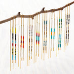 Seed Bead Theader Earrings