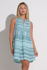 Venus Sleeveless Print dress