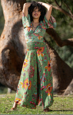 Posey Print Wide Leg Pant