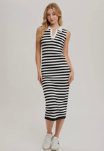 Striped Midi Dress