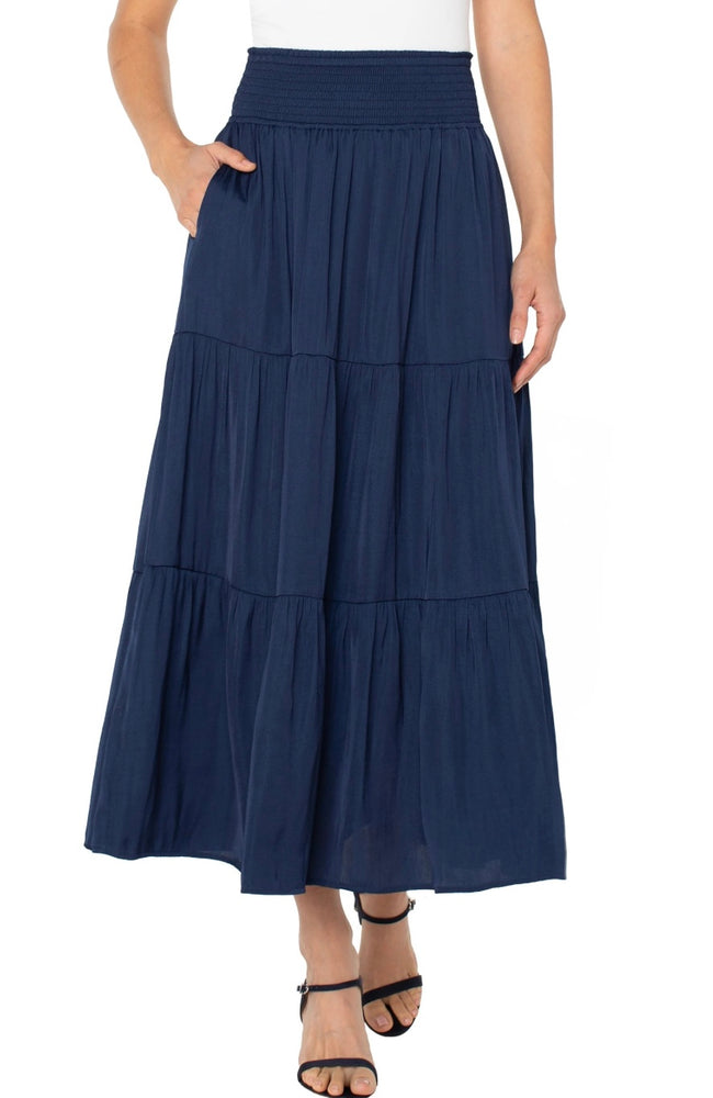 Tiered Maxi Skirt