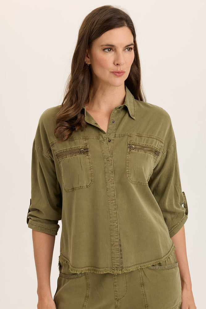 Knapp Twill Button up Shirt/Jacket
