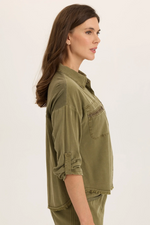 Knapp Twill Button up Shirt/Jacket