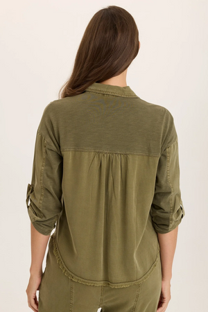 Knapp Twill Button up Shirt/Jacket