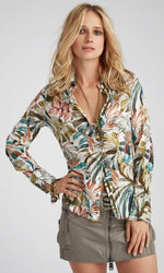 Palma D’or  Print Button Down Shirt