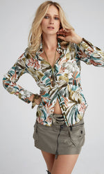 Palma D’or  Print Button Down Shirt