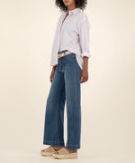 Meg wide Leg with Patch Pockets Loyalty Wash