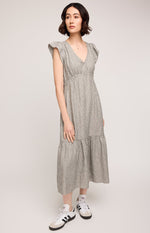 Eris Stripe Midi Dress