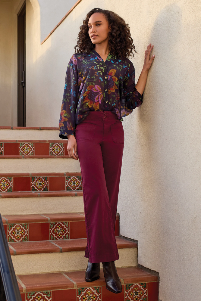 Dolman Sleeve Print Top