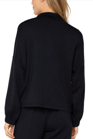 Zip Neck Funnel Neck Jacket