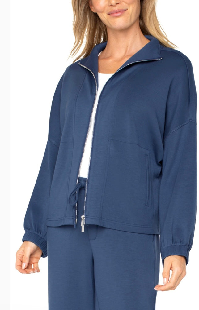 Zip Neck Funnel Neck Jacket