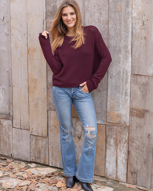 Hathaway Crew Neck Cotton Sweater