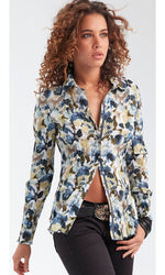 Camden Floral Print Button Down Shirt