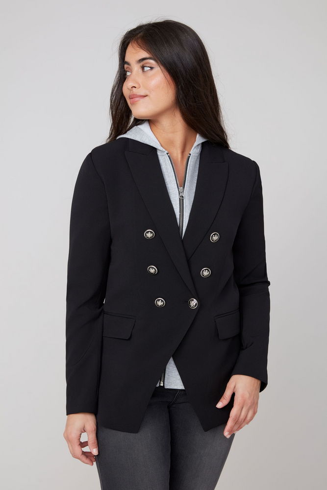 Blazer with Hoody Insert