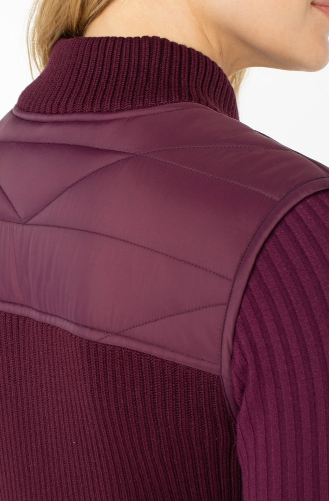 Quilted Sweater Vest