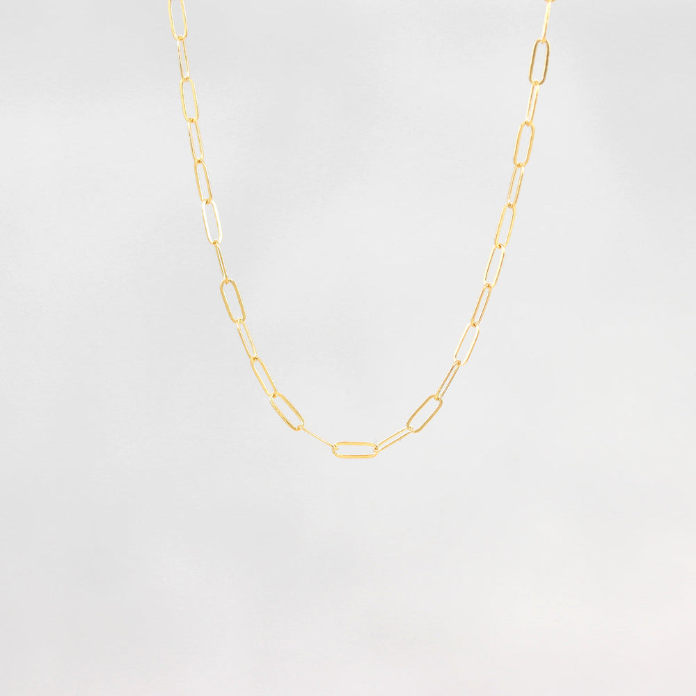 Dainty Paperclip Necklace