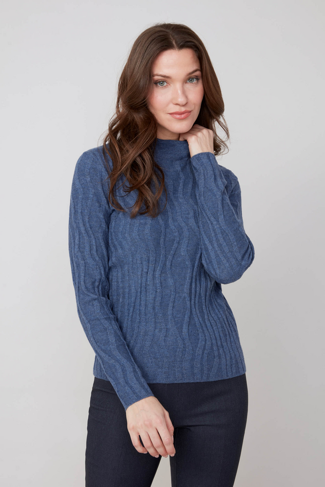 Textured Knit Sweater