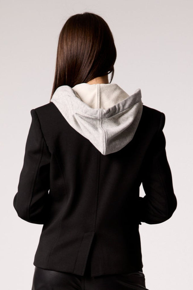 Blazer with Removable Hoody